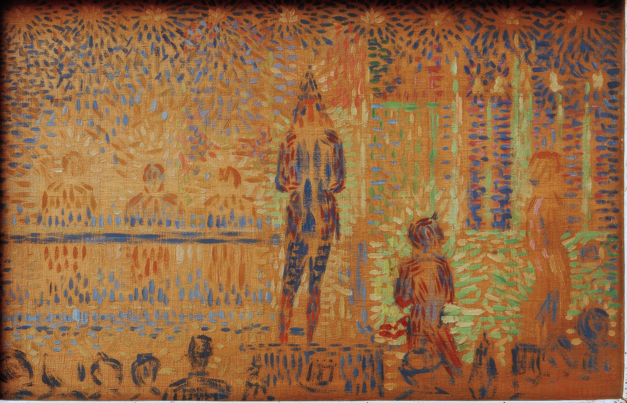 Die Zirkusparade von Georges Seurat