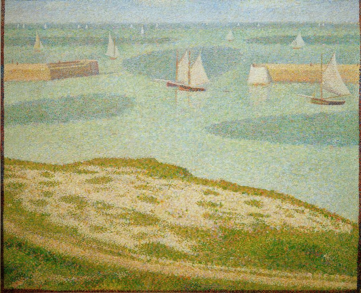 Port-en-Bessin, Eingang zum Vorhafen von Georges Seurat