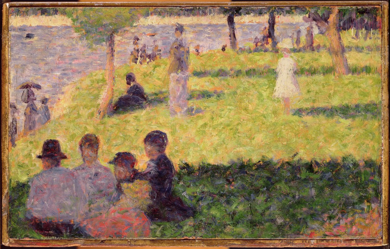 Studie für Ein Sonntagnachmittag auf der Insel La Grande Jatte von Georges Seurat