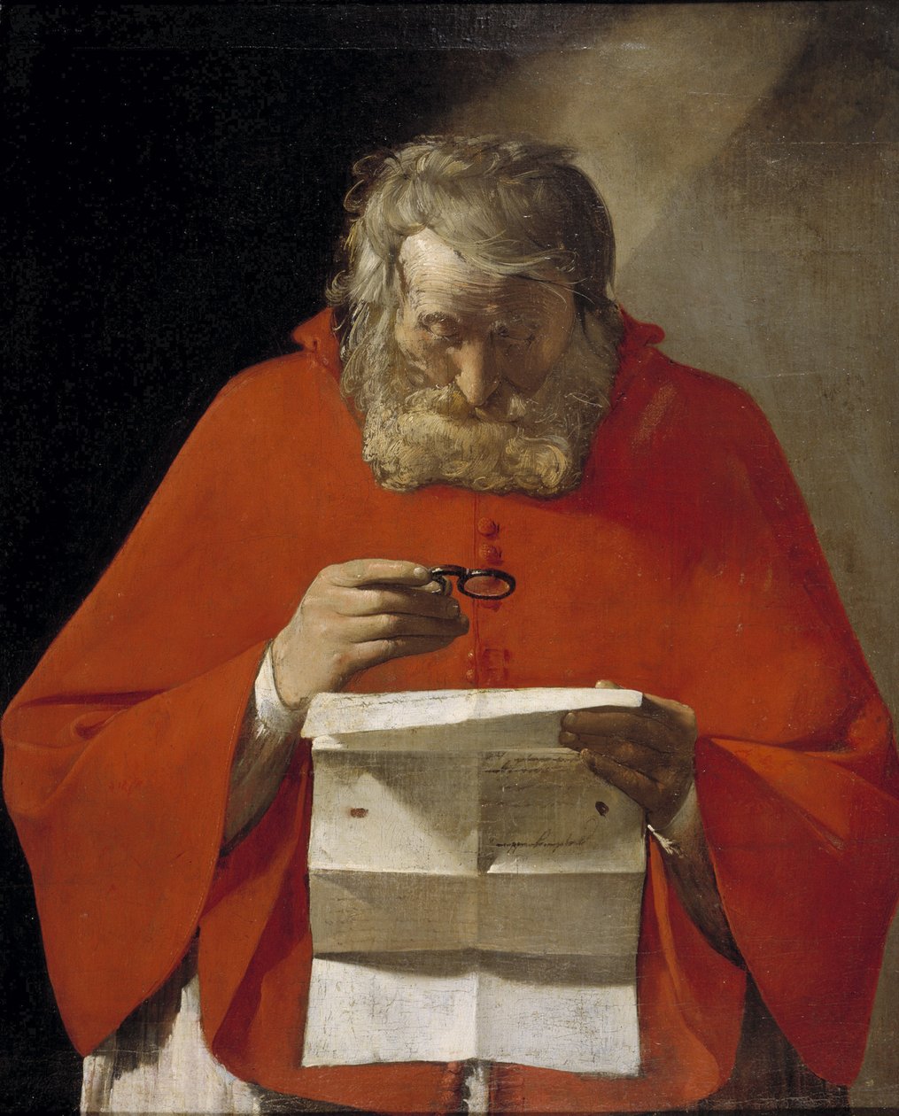 Der heilige Hieronymus liest einen Brief von Georges de La Tour