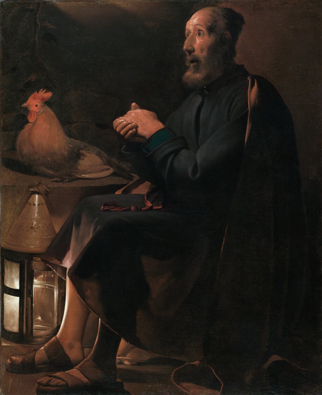Der reuige Petrus von Georges de La Tour