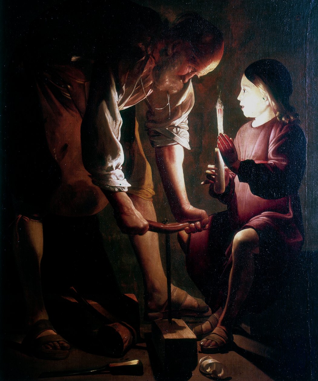 St. Joseph der Zimmermann, ca. 1640 von Georges de La Tour