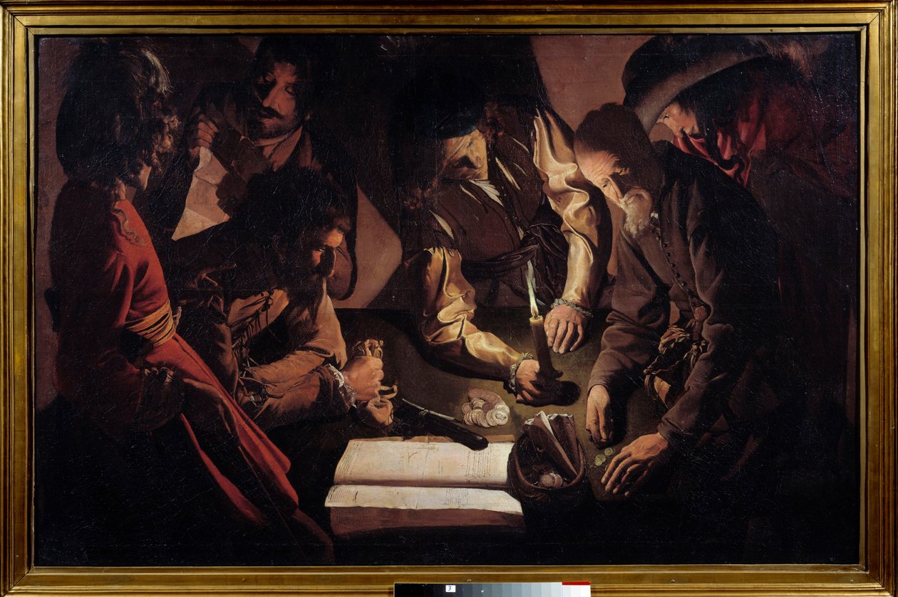 Geld zahlt auch, bedeutet Konten zu begleichen von Georges de La Tour