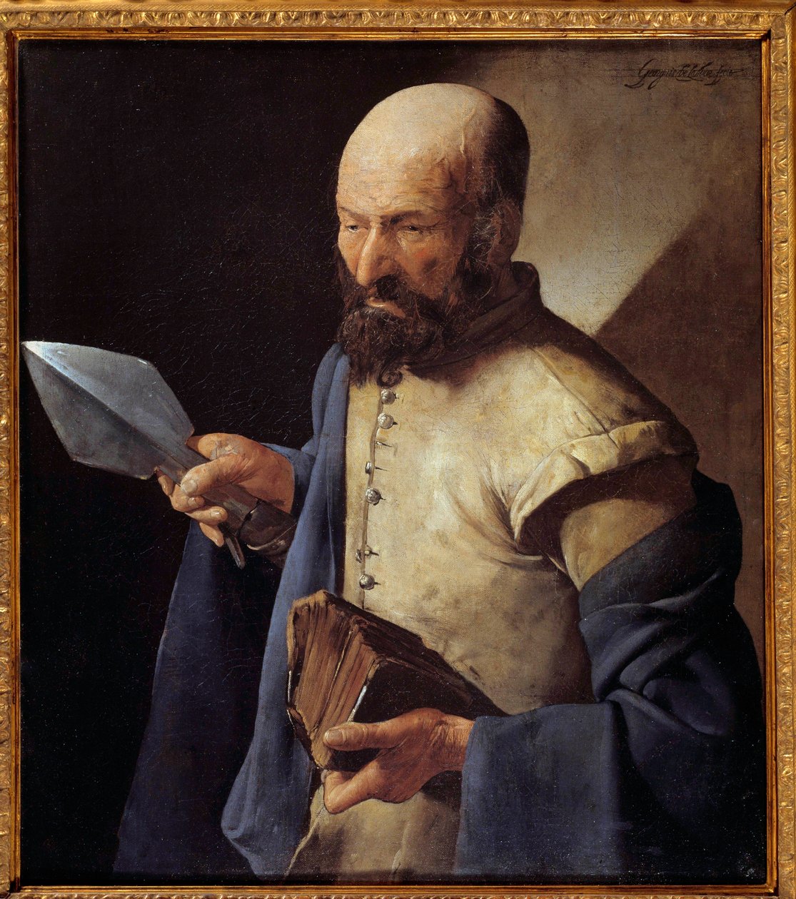 Der Apostel Saint Thomas von Georges de La Tour