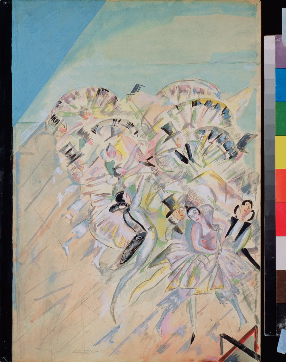 Bühnenbild für die Operette Girofle-Girofla von Charles Lecocq von Georgy Bogdanovich Yakulov