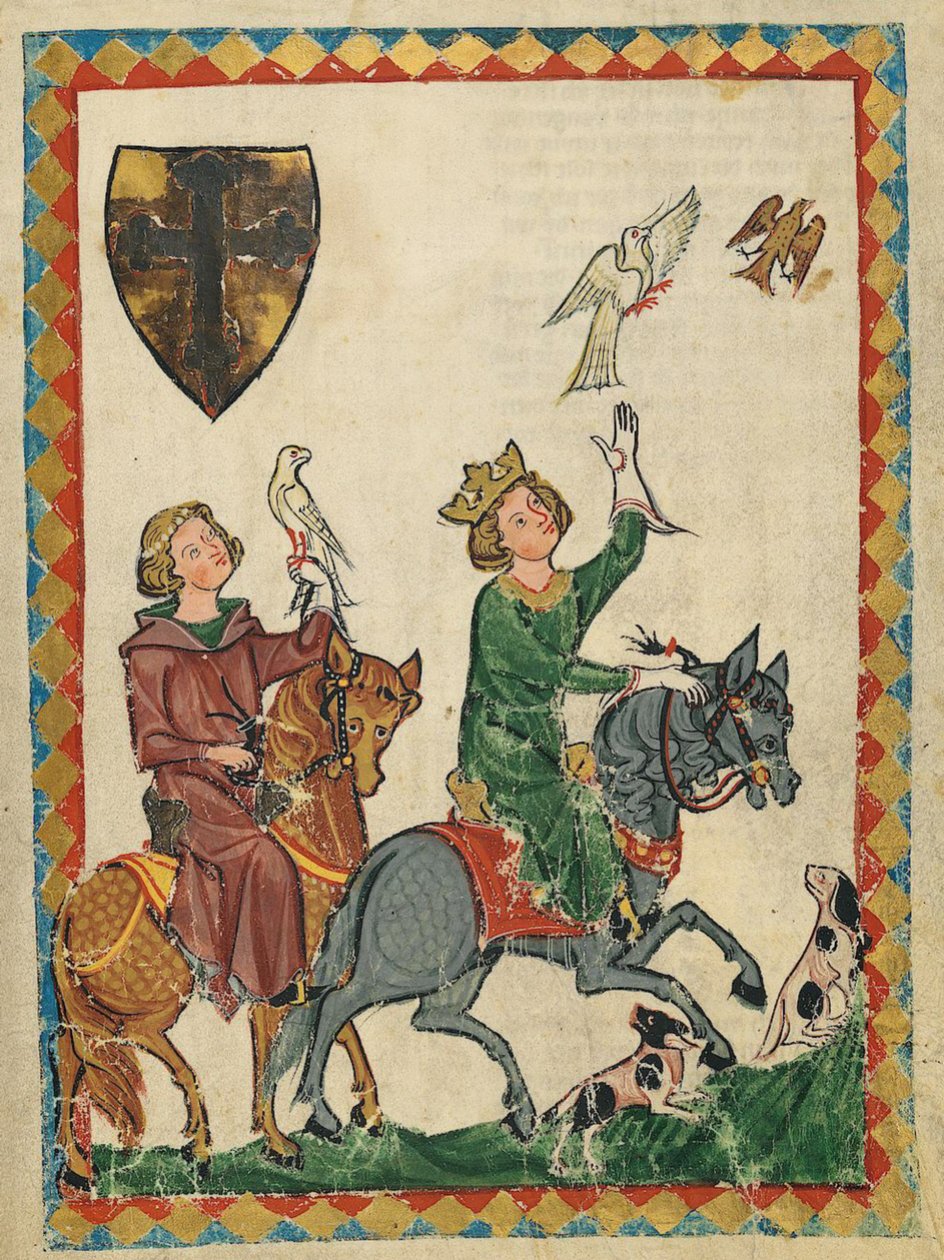 König Konradin der Jüngere, aus dem Codex Manesse, 14. Jahrhundert von Georgia Levan Ramishvili from Tbilisi