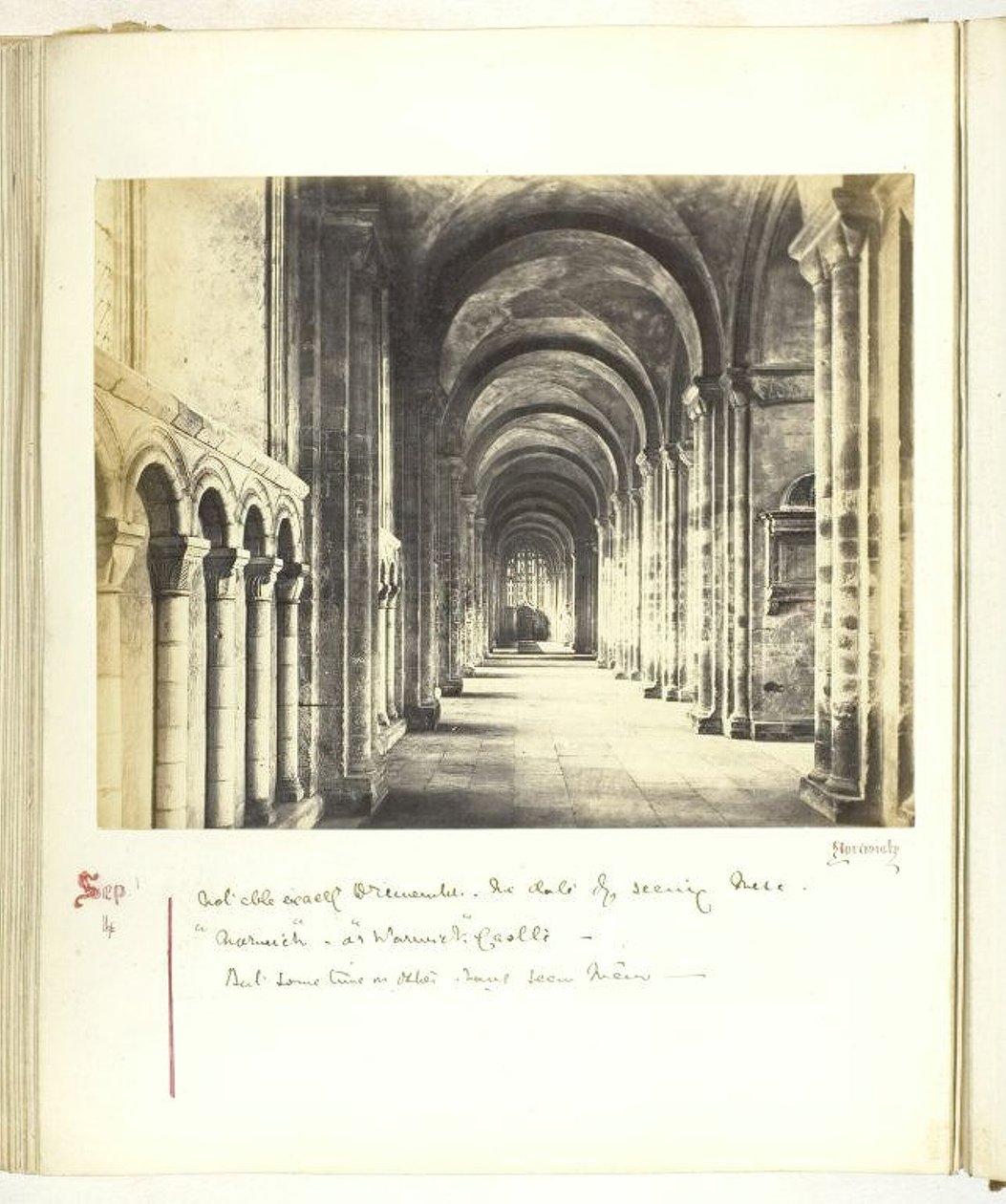 Ohne Titel [Kreuzgänge], 1868 von Georgina Cowper