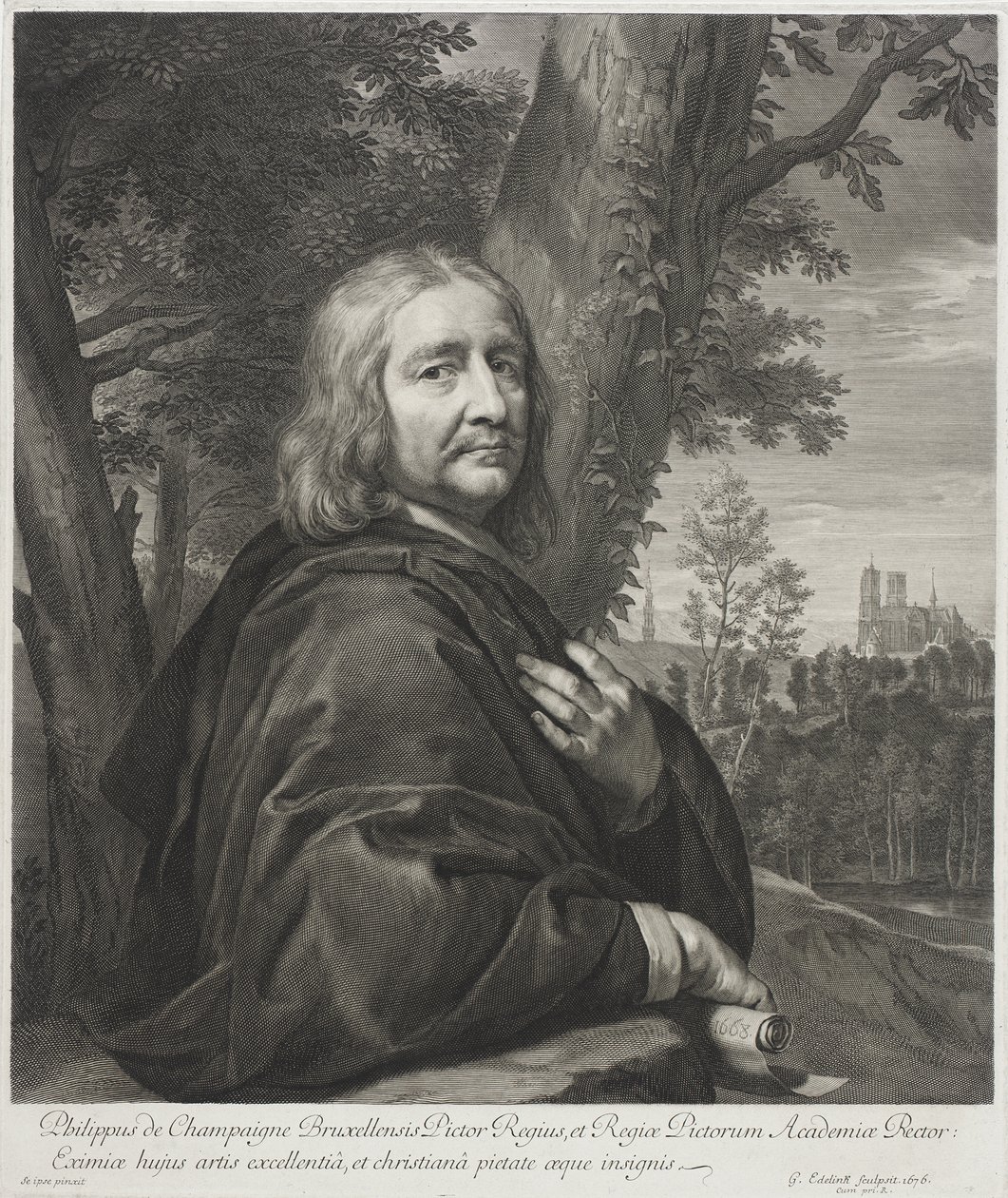 Philippe de Champaigne von Gérard Edelinck