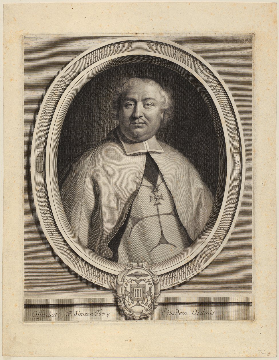 Porträt von Nicolas Parfaict von Gérard Edelinck