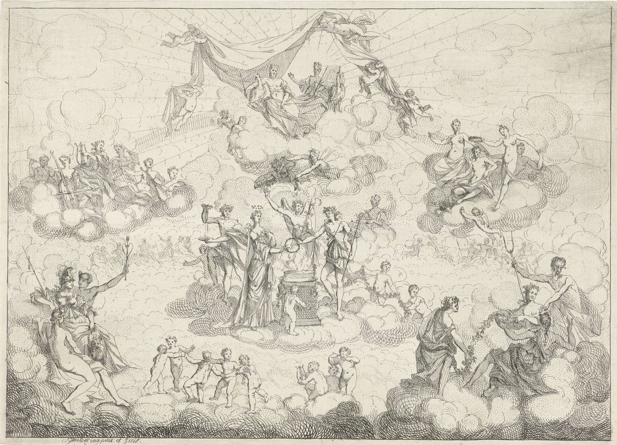 Hochzeit des Bacchus von Gerard Melder
