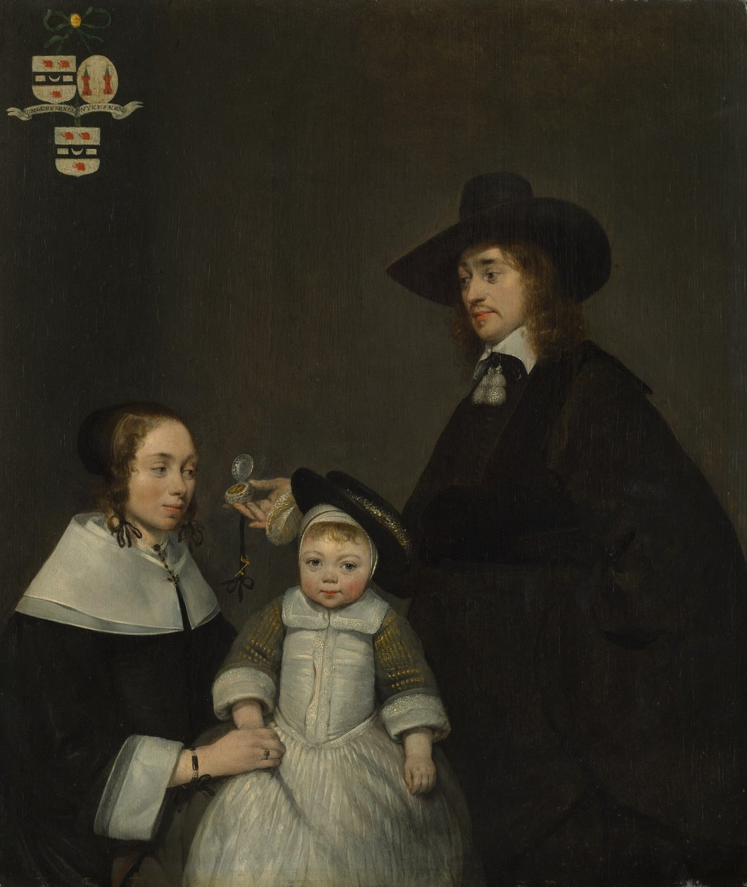 Die Familie Van Moerkerken, ca. 1653-54 von Gerard Terborch II