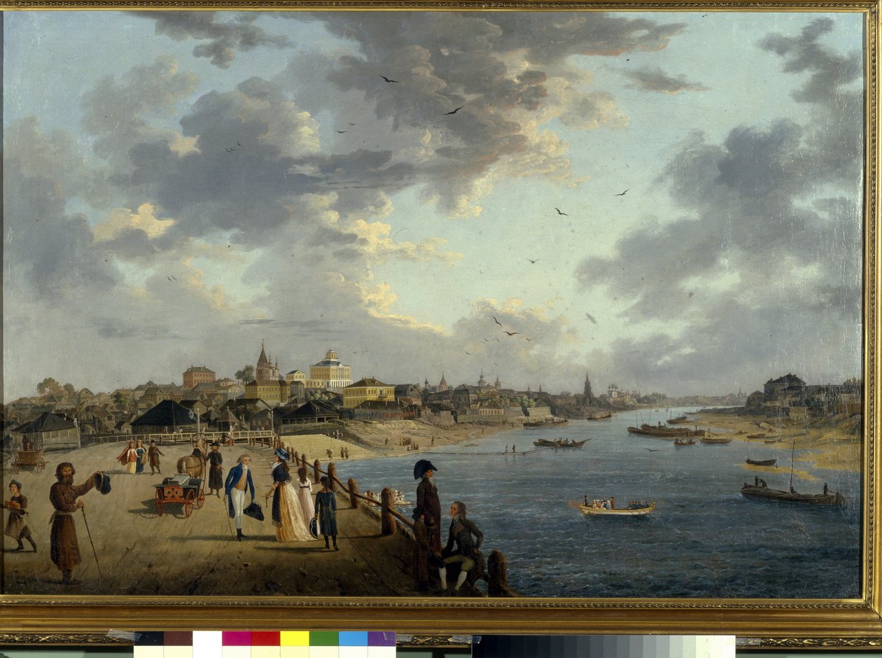 Der Fluss Yauza in Moskau von Gerard de la Barthe
