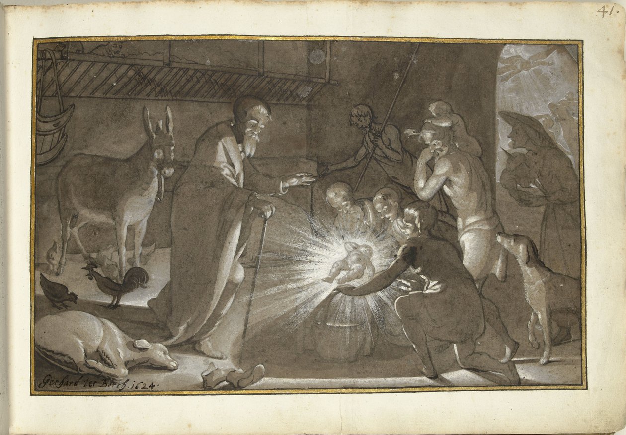 Anbetung der Hirten von Gerard ter Borch