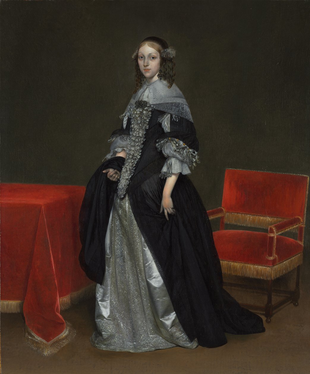 Porträt einer Frau, ca. 1665 von Gerard ter Borch