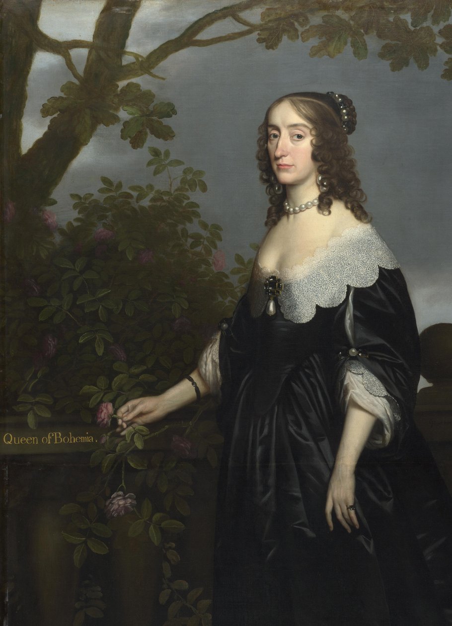 Elizabeth Stuart, Königin von Böhmen von Gerard van Honthorst