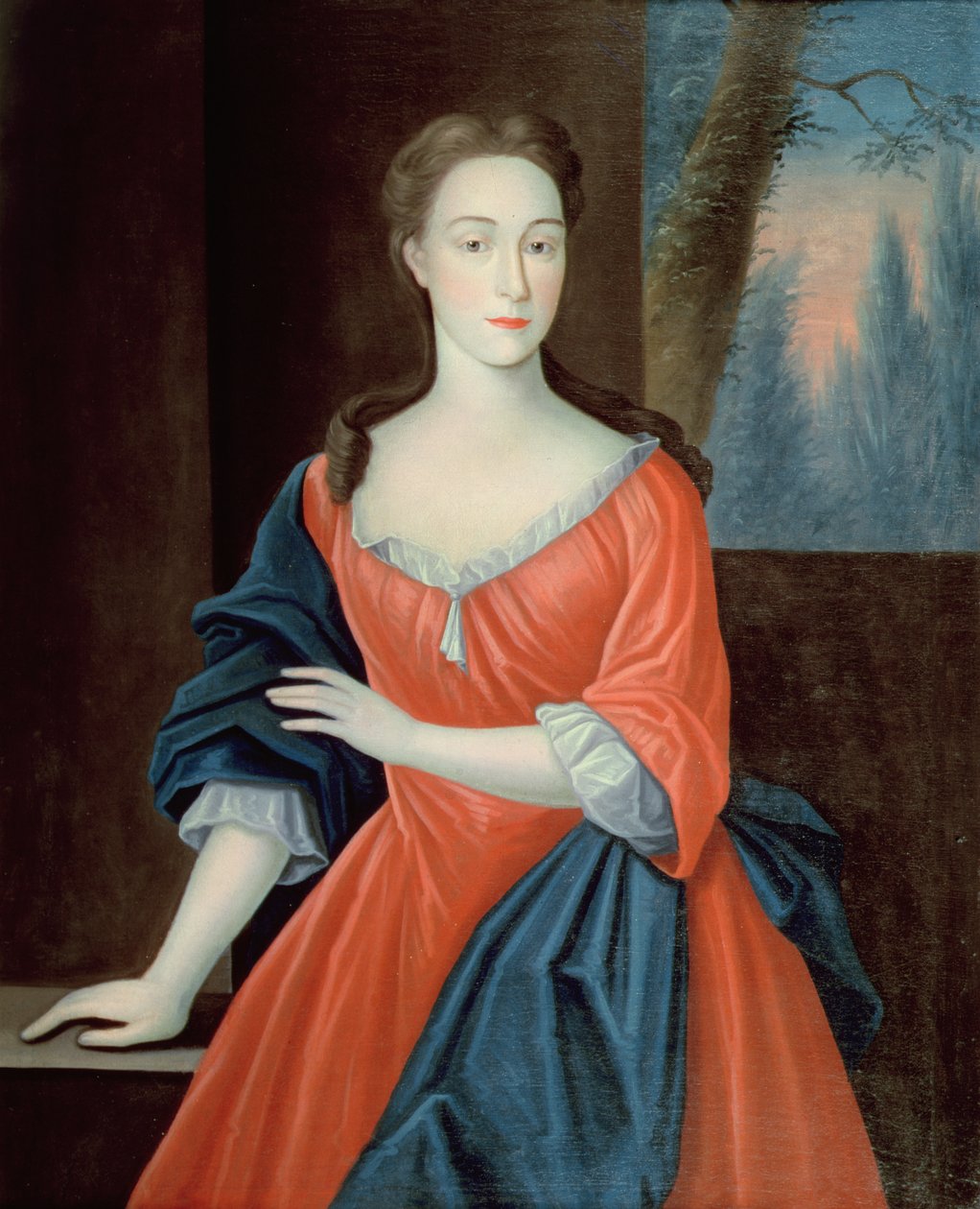Mrs. Johannes van Brugh (geb. 1673) ca. 1720 von Gerardus I Duyckinck