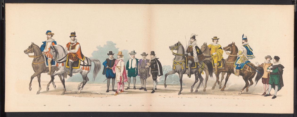 Maskerade der Leidener Studenten, 1875 (Platte 11) von Gerardus Johannes Bos