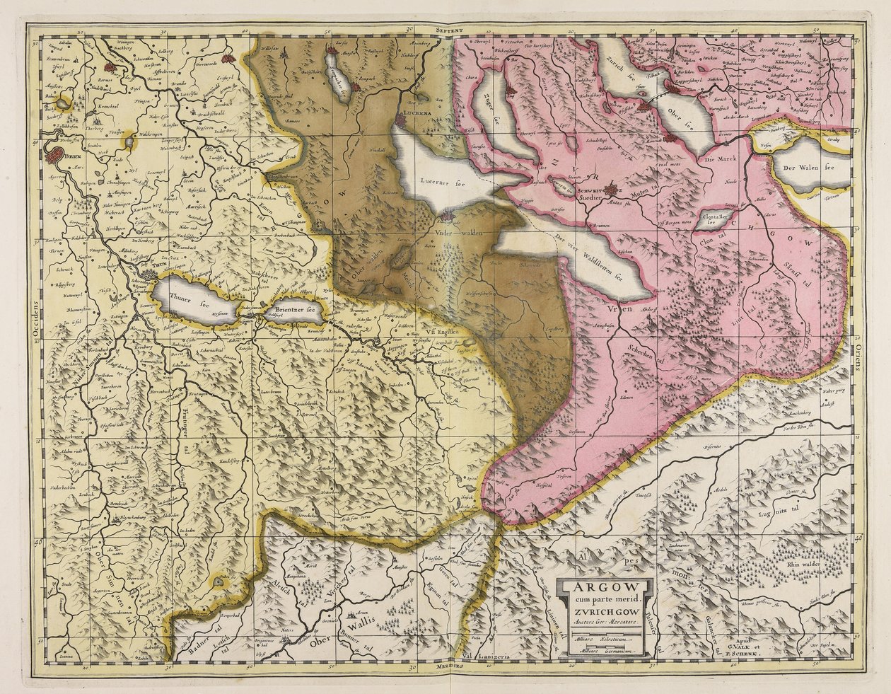Argow cum parte merid. Zurichgow / auctore Ger. Mercatore von Gerardus Mercator