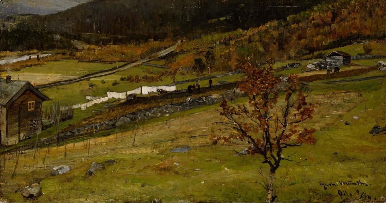Herbstlandschaft, Øylo von Gerhard Munthe