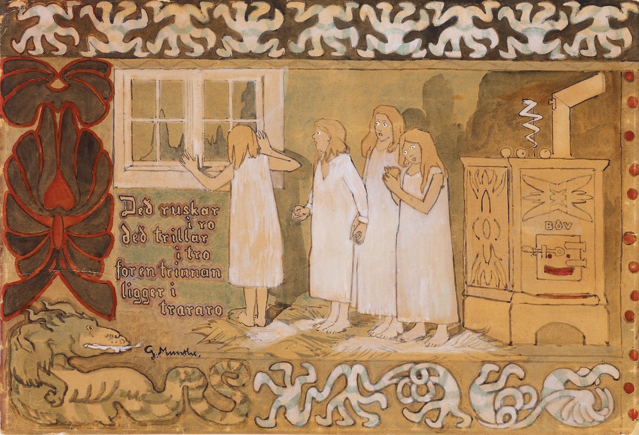 Mørkredd von Gerhard Munthe