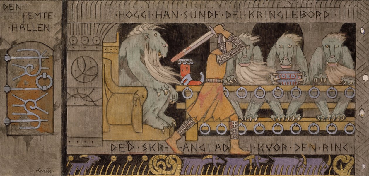 Die fünfte Halle von Gerhard Munthe