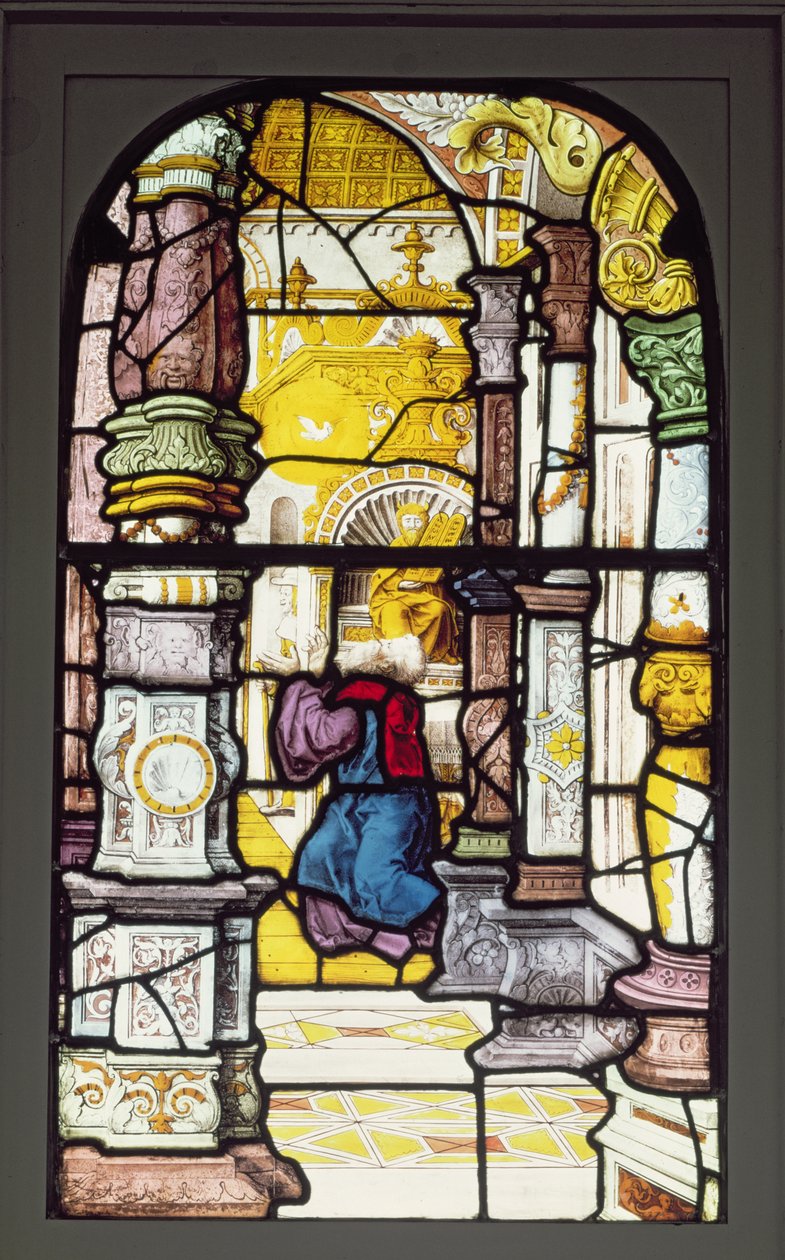 Simeon im Tempel, der den Heiligen Geist erblickt von Gerhard Remisch
