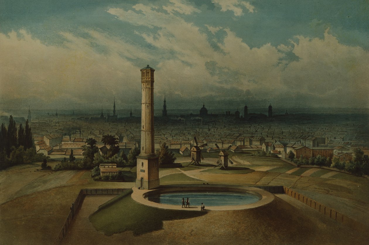 Berliner Wasserwerke, ca. 1860 von German School