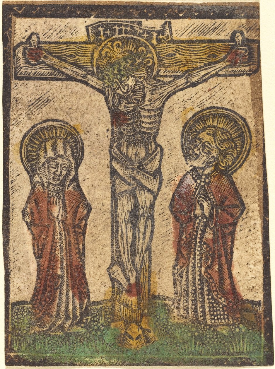 Christus am Kreuz von German 15th Century