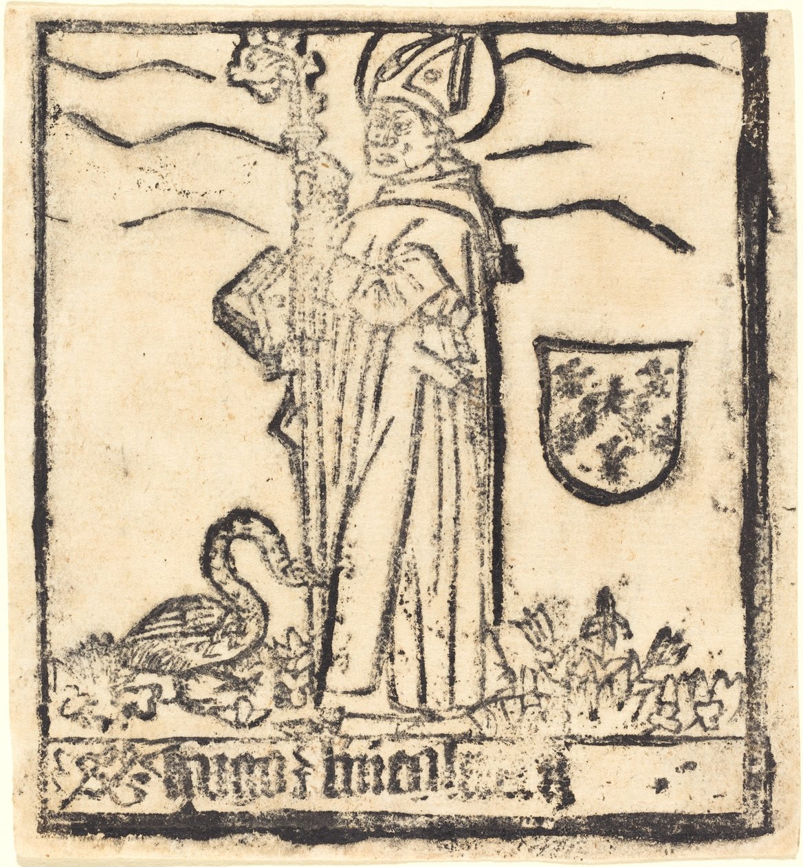 Heiliger Hugo von Lincoln (oder Heiliger Hugo von Avalon) von German 15th Century
