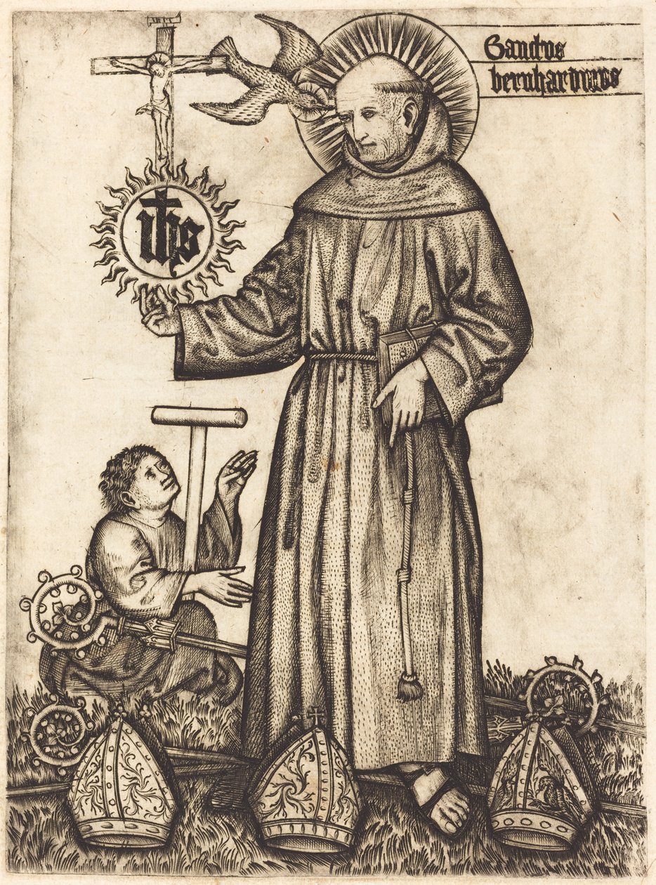 Heiliger Bernhardin von German 15th Century