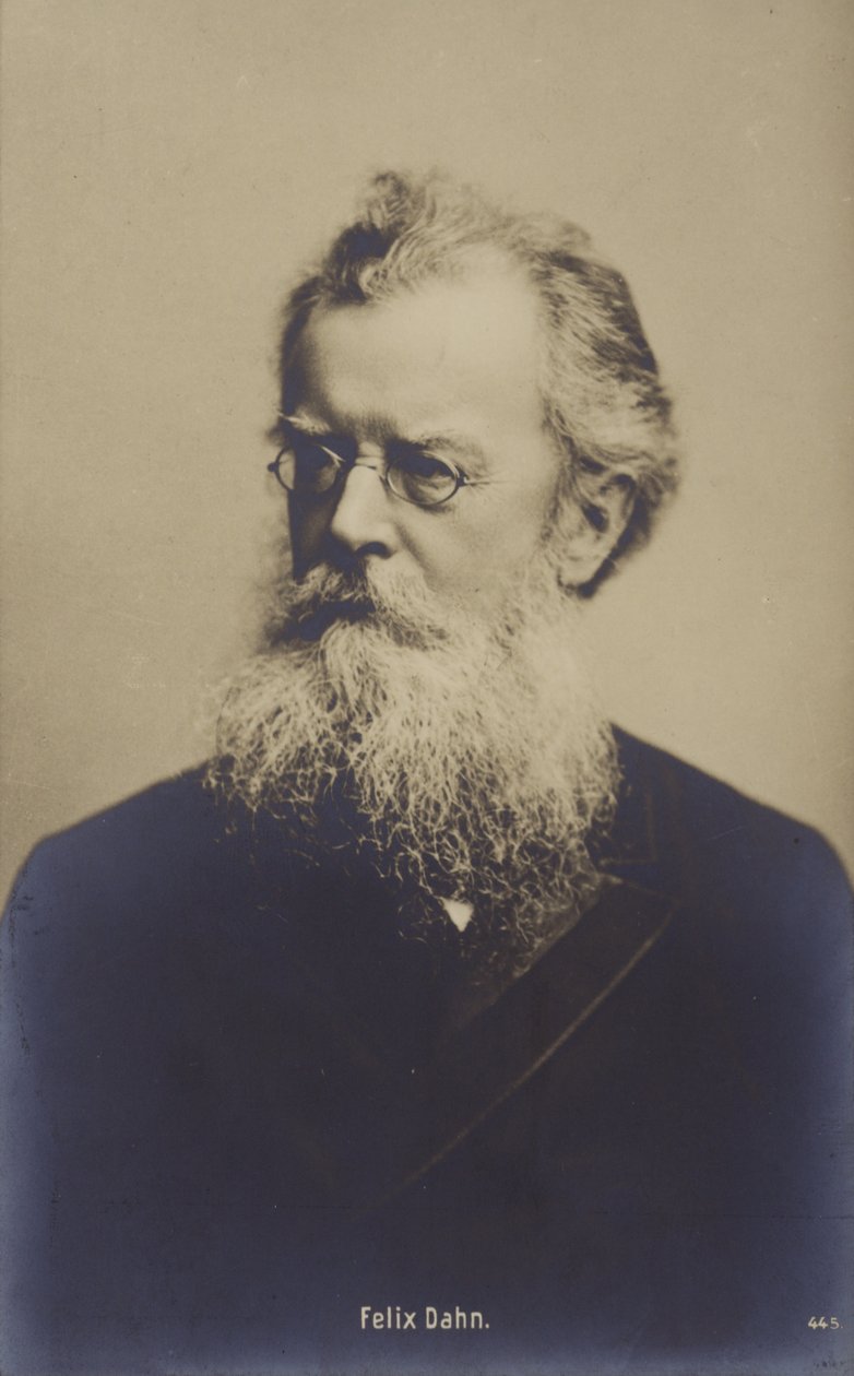 Felix Dahn (1834-1912), deutscher Jurist, Autor und Historiker von German Photographer