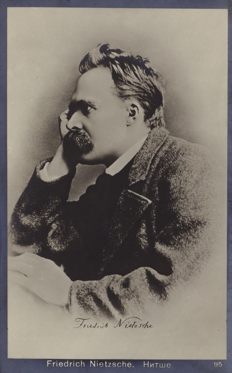 Friedrich Nietzsche (1844-1900), deutscher Philosoph und Schriftsteller von German Photographer