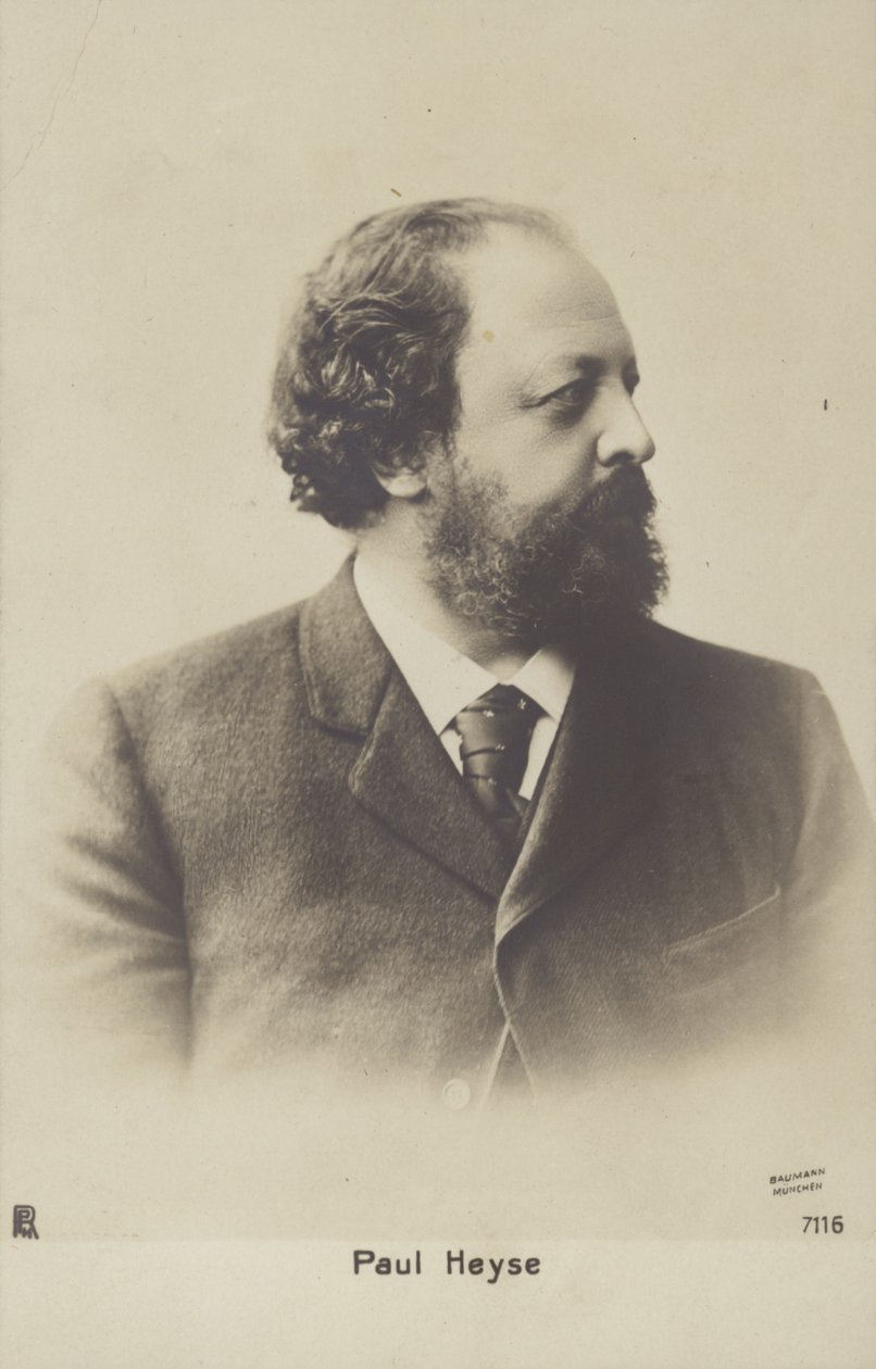Paul Heyse (1830-1914), deutscher Schriftsteller und Übersetzer von German Photographer