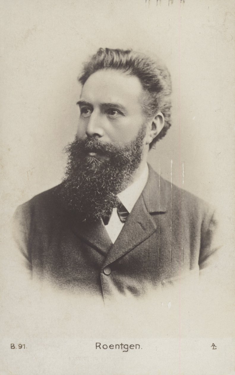 Wilhelm Roentgen (1845-1923), deutscher Physiker von German Photographer