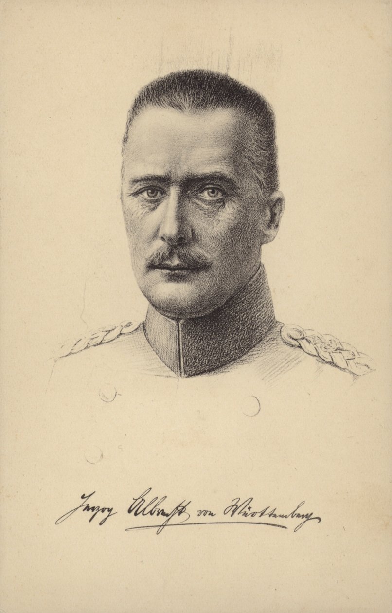 Albrecht, Herzog von Württemberg, deutscher Prinz und General des Ersten Weltkriegs von German School