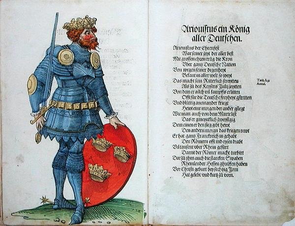 Ariovistus, König der Deutschen, aus 