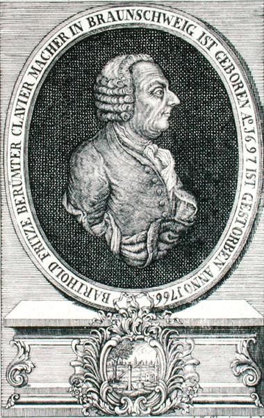 Barthold Fritz (1697-1766) gestochen von J.C. Eberling von German School