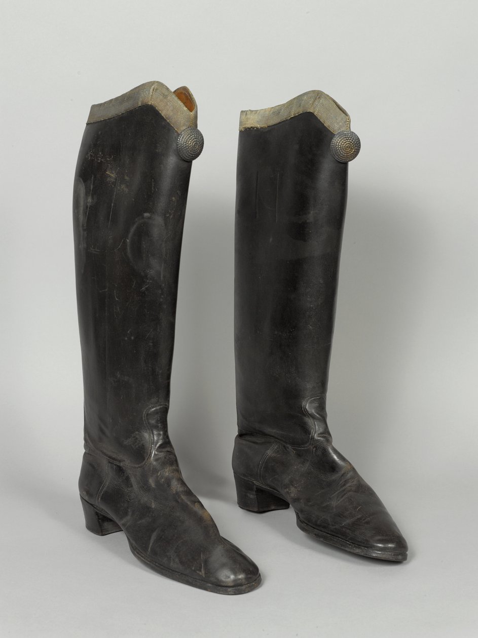 Stiefel, 3. von Zieten Husaren, getragen von HRH Der Herzog von Connaught, vor 1914 von German School