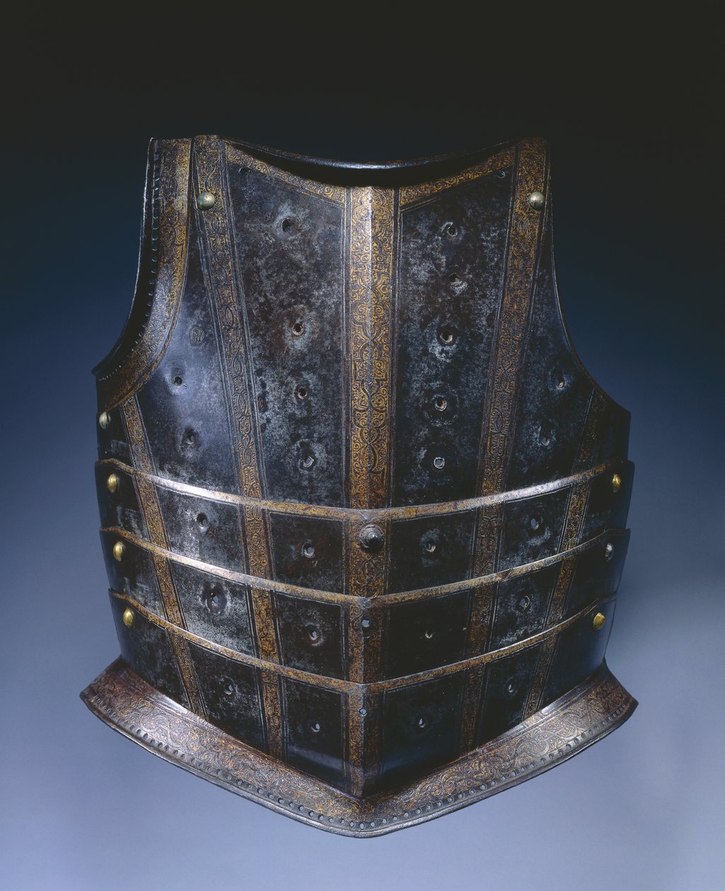 Brustplatte von einem Husarenkürass, um 1580 von German School