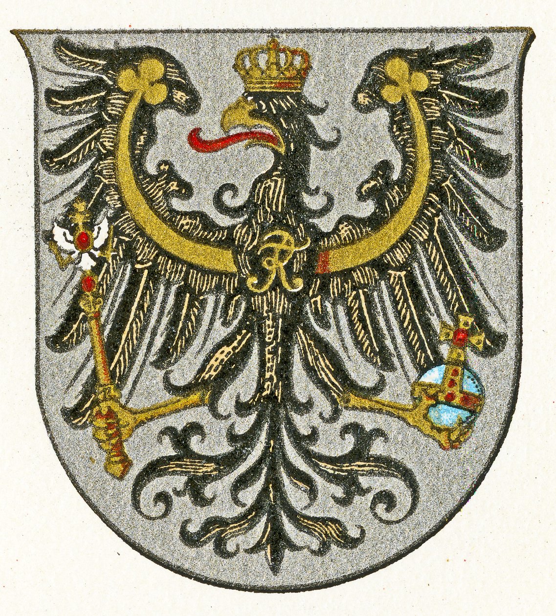Wappen des Königreichs Preußen und später der Provinz Ostpreußen