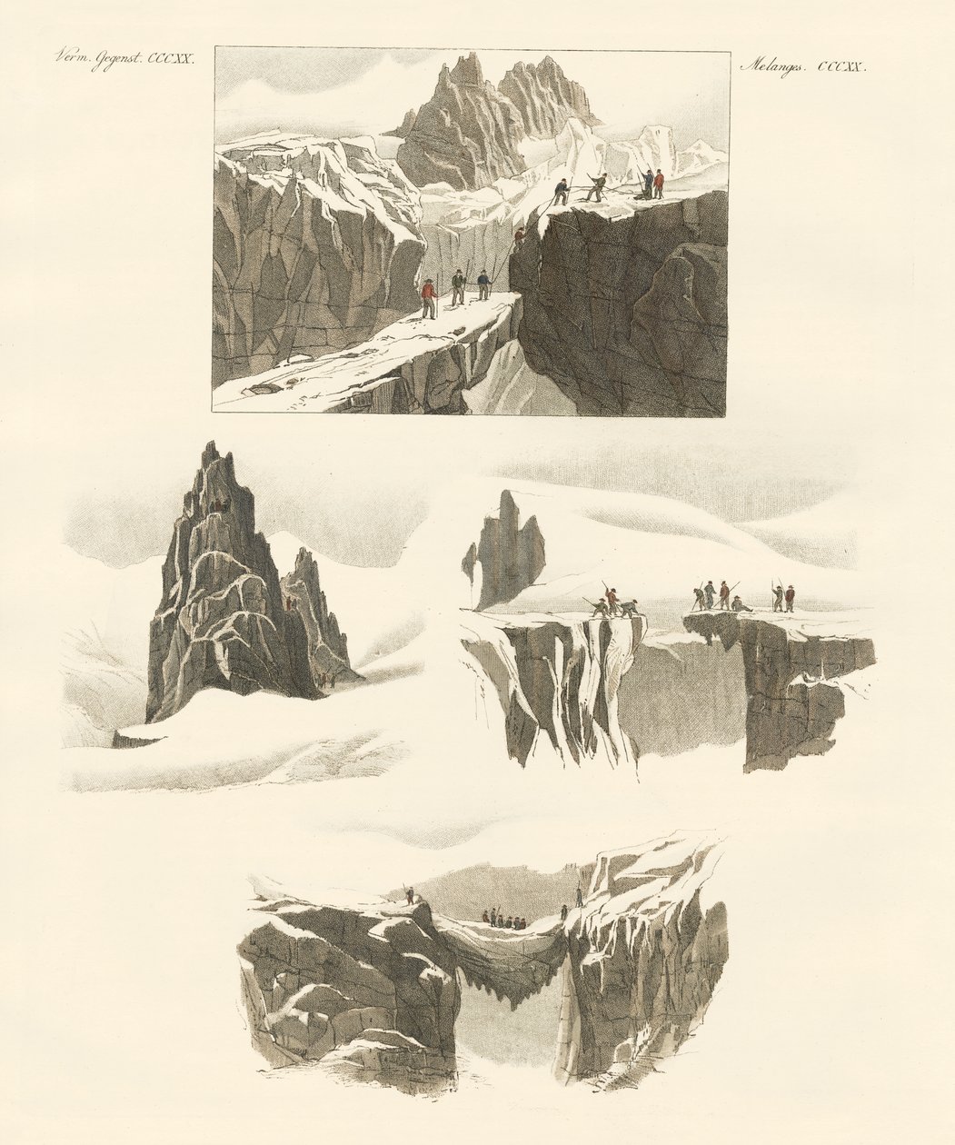 Über den Aufstieg des Mont Blanc von German School