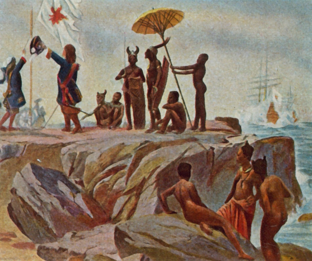 Gründung von Kolonien an der afrikanischen Küste. 1. Januar 1683 von German School