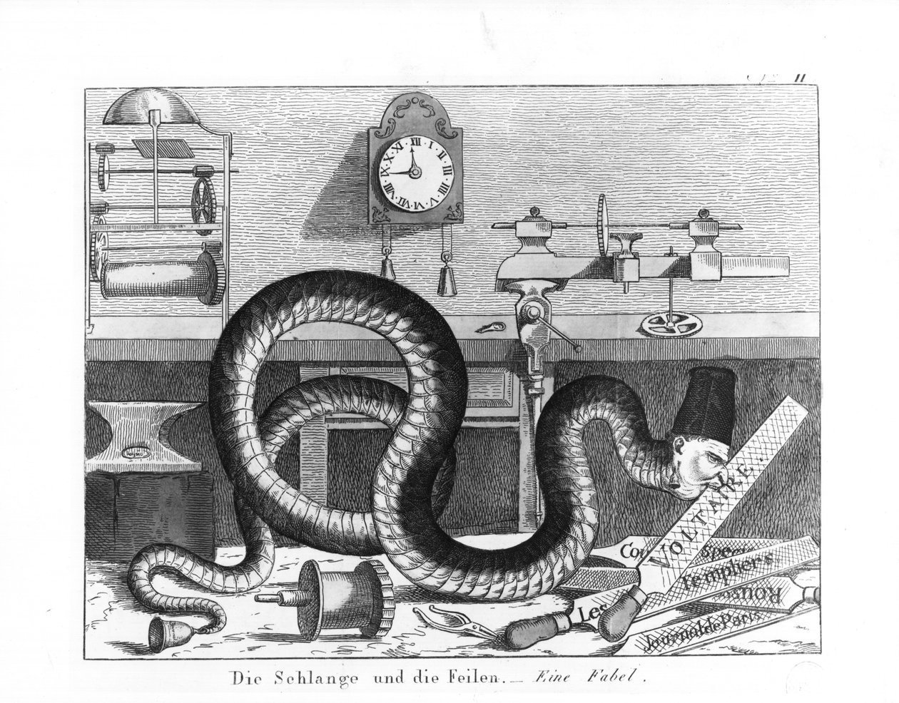 Fabel von der Schlange und den Fliegen von German School