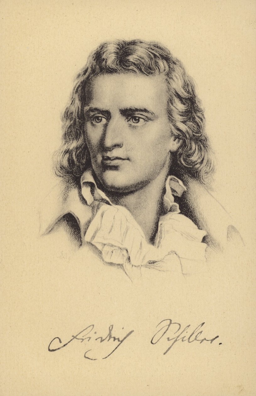 Friedrich von Schiller (1759-1805), deutscher Dichter, Philosoph, Historiker und Dramatiker von German School