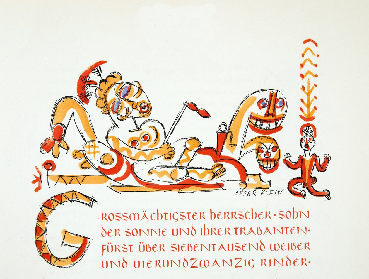 Illustration aus Styl, veröffentlicht 1922 von German School