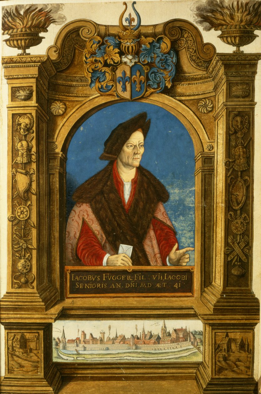 Jakob Fugger, aus dem Geheim Ehrenbuch des Fuggerschen Geschlechts von German School