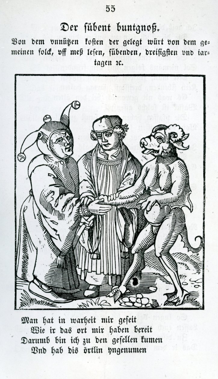 Minister, Narr und Teufel aus Das Kloster Bd. 10 von German School