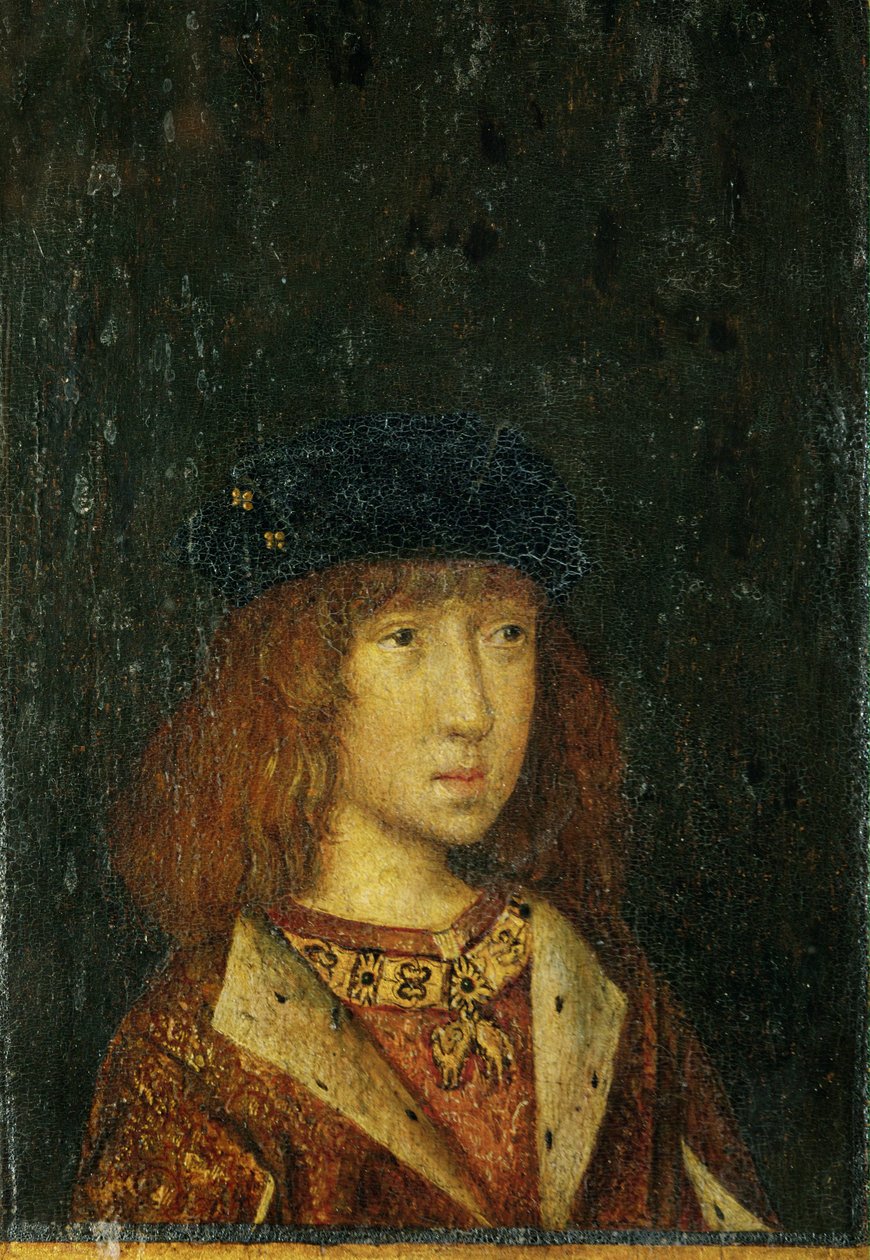 Philipp der Schöne, König von Spanien, im Alter von 16 Jahren von German School