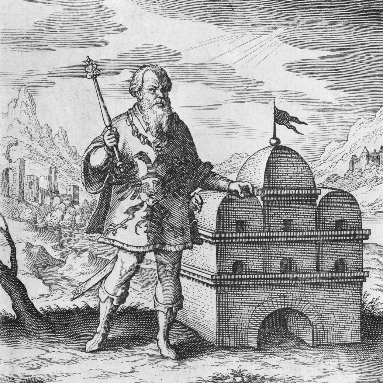 Philosophischer Herold aus Musaeum Hermeticum von German School