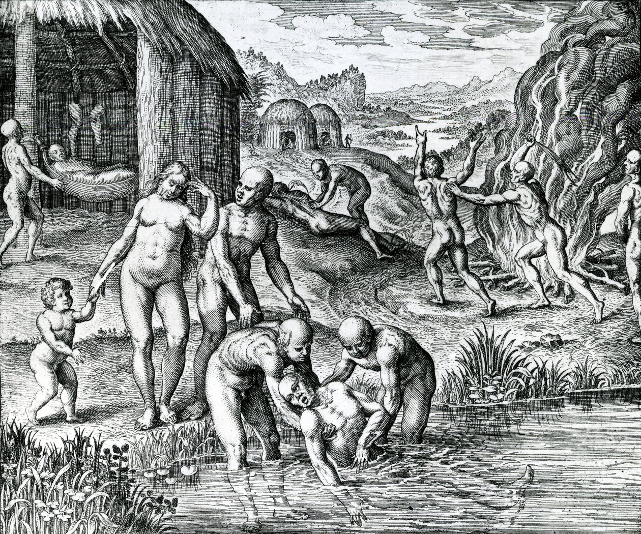 Quibus remediis contra morbos utantur Indiani, Illustration aus 